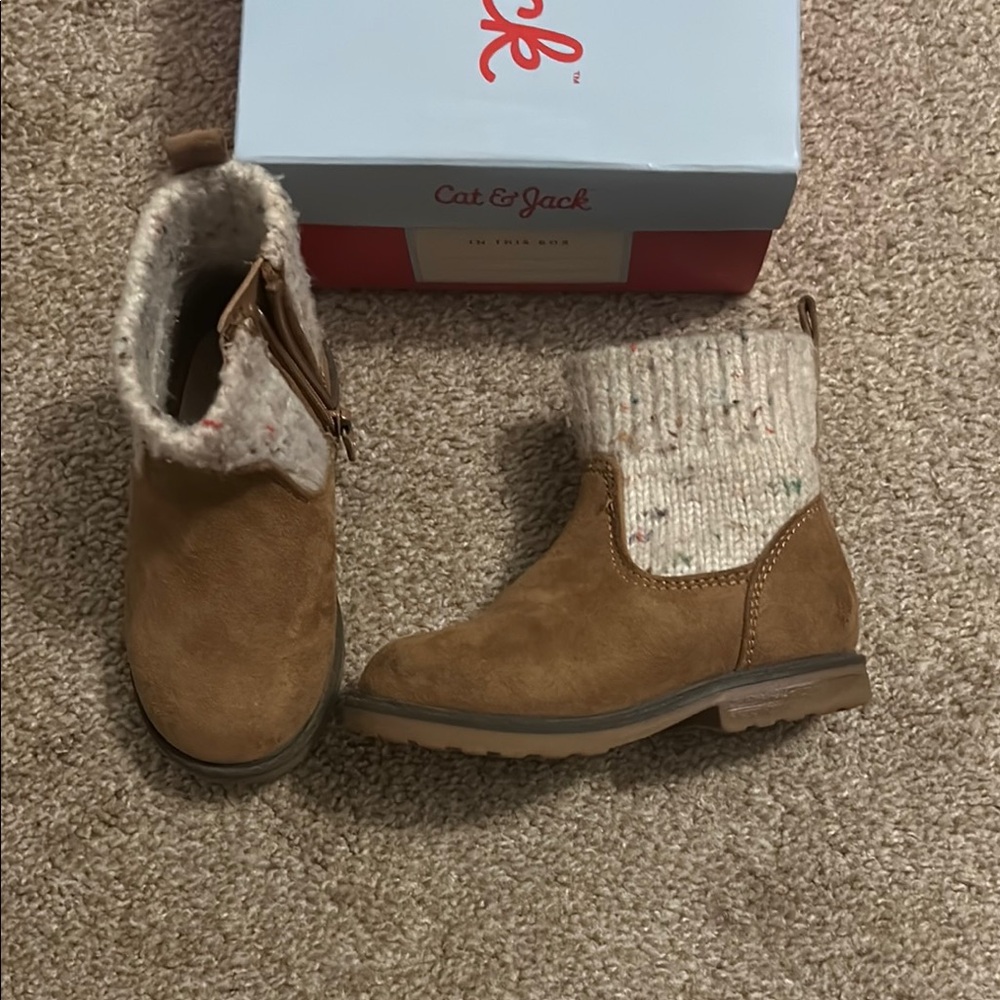 Cat & Jack Brown Kids Boots